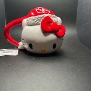 Hello Kitty Red Handle‎ Ceramic Mug NWT